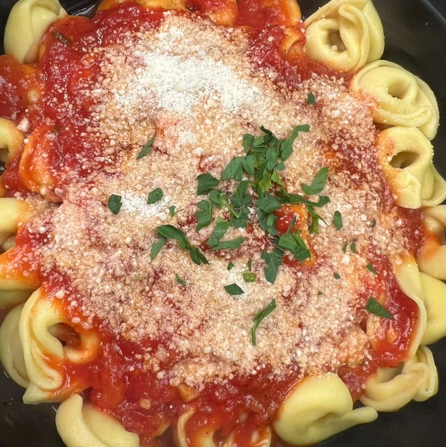 Homemade Cheese Tortellini.