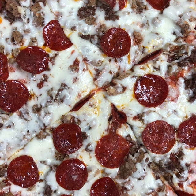 16" Meat Lovers Pizza.