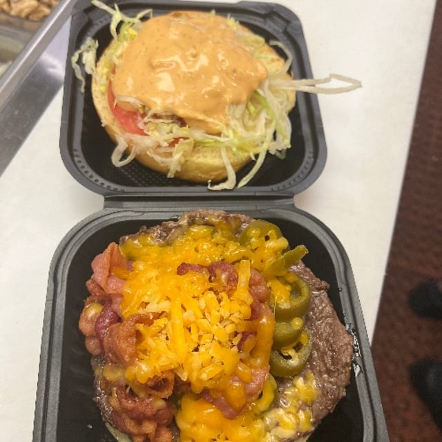 Fire Starter Burger.