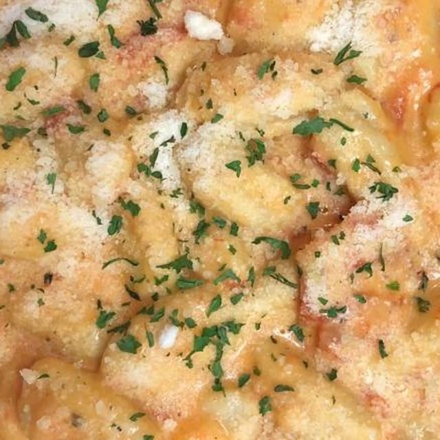 Homemade Potato Gnocchi Dinner.